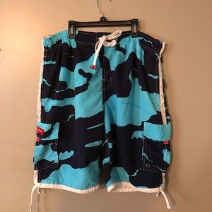 XL B Split Swim Trunks / Board Shorts